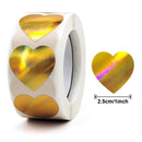 100-500pcs Love Labels Thank You Sticker Sealing Paper Stickers Stationery Supply Decorative Child Scrapbook for Kids