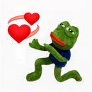 45cm Sad Frog Plush Toy Soft Stuffed Ugly Big Mouth Crying Expression Pepe Frog Dolls Funny Christmas Birthday Gifts