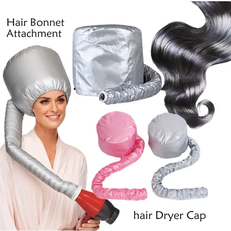 Soft Hair Drying Cap Bonnet Hood Hat Womens Blow Dryer Home Hairdressing Salon Supply Adjustable Accessory Wholesale