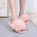 Winter New House Women Furry Slippers Warm Faux Fur Flat Bedroom Ladies Shoes Slip-on Indoor Slides Women Fur Slippers