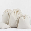 Grand Quality Cotton Small Drawstring Pouch Home Large Capacity Storage Bags Big Size Food Bread Portable Sacks