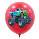 Monster Truck Balloons for Kids Monster Truck Birthday Decorations Race Car Theme Party Supplies