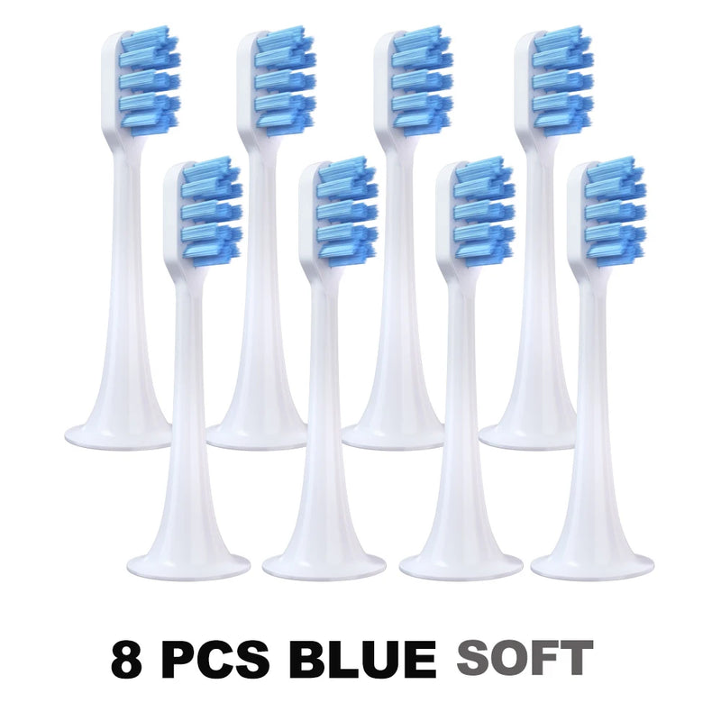 Replacement Toothbrush Heads For Xiaomi T300 T500 Sonic Electric Teeth Brush Mijia T300 Nozzles With Dust Cover Vacuum Packaging