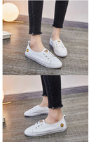 The 'Canvas' Leather Vulcanized Slip-On