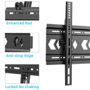 TV Wall Mount, Low Profile for Most 32-65" TV, Tilted Wall Mount Universal TV Brackets Max VESA 400 x 400mm, Weight up to 100lbs