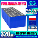 8000 Cycles Grade A 320Ah LiFePO4 Battery 3.2V Lithium Iron Phosphate Rechargeable Cell DIY 12V 24V 48V RV EV Golf Cart Solar