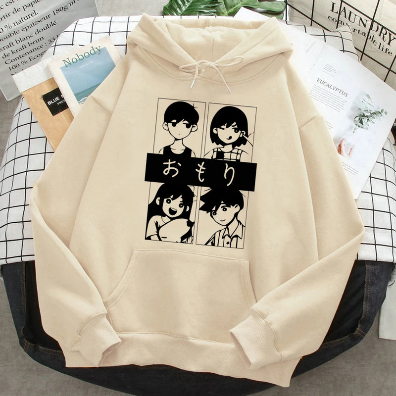 Omori hoodies women y2k aesthetic Kawaii sweat y2k Hooded Shirt women harajuku tracksuit