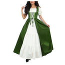 Halloween Plus Size Open Shoulder Elegant Party Dresses For Teens 2024 Lace Half Sleeve Gothic Dress Clothing Female