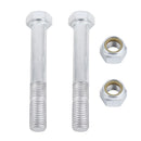 Set of 2 Excavator Pins 24mm 0.945in Bolts and Nuts Kit for mini Excavator