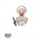 SAW Horror Movie Jack Ripper Mini Action Figures Building Blocks Brick Models Silent Hill Horrifying Chainsaw Man Halloween Toys