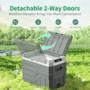 Alpicool NL 25L 35L 45L Car Refrigerator 12V Compressor Fridge Freezer 12/24V DC 100-240V AC Portable Cooler for Camping Travel