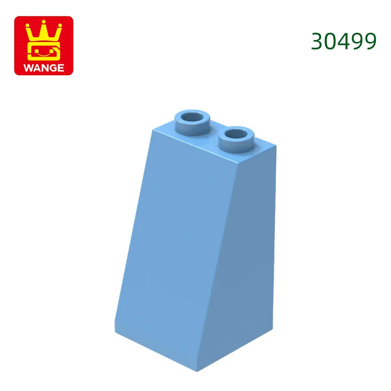 Wange 34Pcs/Lot 30499 2x2x3 Slope Building Block Moc Accessories Compatible with Brick DIY Construction Children Toys Gift Box
