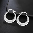 925 Sterling Silber Wunderschöne Kreativität Halbmond Ohrringe für Frauen Mode Party Hochzeit Accessoires Schmuck Weihnachtsgeschenke