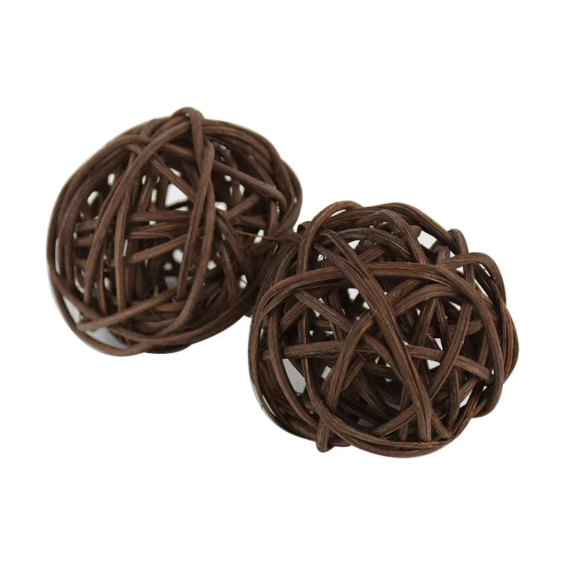 10pcs-Home Decorative Balls Rattan Craft Christmas Birthday Wedding Baby Shower Party DIY Ornament Decoraitons