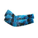 1Pair Unisex Arm Sleeves Sun Protection Arm Covers Cooling Ice Silk Sleeves for Running Cycling Outdoor Sports, 24 Colors