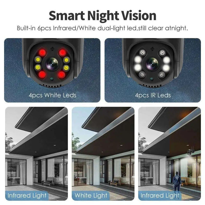 8MP 4K IP Camera 5MP Speed Dome Auto Tracking PTZ Camera Smart Home Outdoor Wireless WIFI Camera Surveillance Monitor