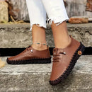 Sneakers Women Shoes Platform Loafers Lace Up Leather Flat Slip-On New 2024 Spring Casual Mom Shoe Mujer Zapatos Chaussure Femme
