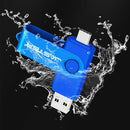 High Speed TYPE-C USB 3.0 Flash Drive 64GB Rotatable OTG Pen Drive 32GB Free Key Chain Memory Stick for Mobile Phone Pendrive