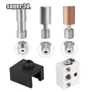 For Ender-3 S1 Pro CR10 3D Printer Accessories Thermistor NTC100 Heating Tube 40W Bimetal Heatbreak 300℃ Parts for Ender 3 S1