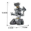 MOC Johnnyed 5 Movie Shorted-Circuits Military Emotional Robot Building Block Set for Astroed Robots Model Brick Toy KIds Gift