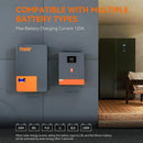 PowMr 6.2KW 4.2KW 3KW 2KW Hybrid Solar Inverter with WIFI MPPT 120A 50HZ Charge 12V/24V/48V LiFePo4 Battery 230V PV Output 500V