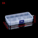Multi Styles Small Square Clear Plastic Storage Box For Jewelry Diamond Embroidery Craft Bead Pill Home Storage Organization