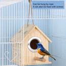 Bird Nest Sturdy Garden Decoration Wooden Bird House Eco-friendly Bird Nesting Box  Natural Wood Bird House Garden Decor