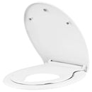 O Shape White Toilet Seat Quick Release Toilet Lid with Detachable Child Seat Soft Close Mechanism for Family