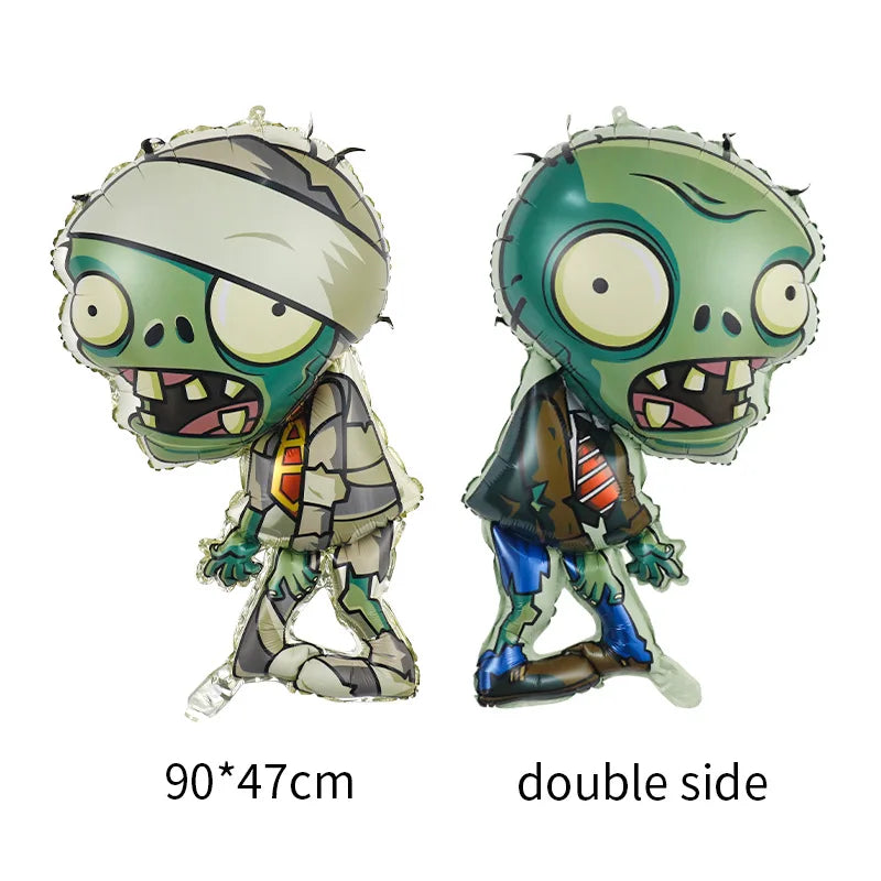 Plants vs. Zombies Package Children's birthday party decoration aluminum balloon set