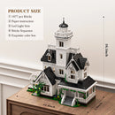 Magic House Building Set Home Decor with LED Light,Owens House Blocks Model Room Decoration Gift for Adults (1877PCS)