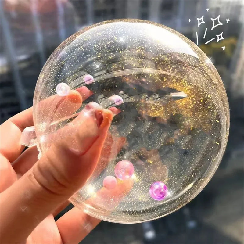 Nano Bubble Tape Multipurpose Adhesive Blowable Bubble Reusable Nontoxic Traceless Tape for DIY Craft Children Pinch Toys Making