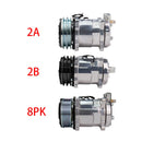 Universal Automotive 12V 24V A/C Air Conditioning Kit for Truck Minibus Van Tractor Digger RV Excavator AC Air Conditioner