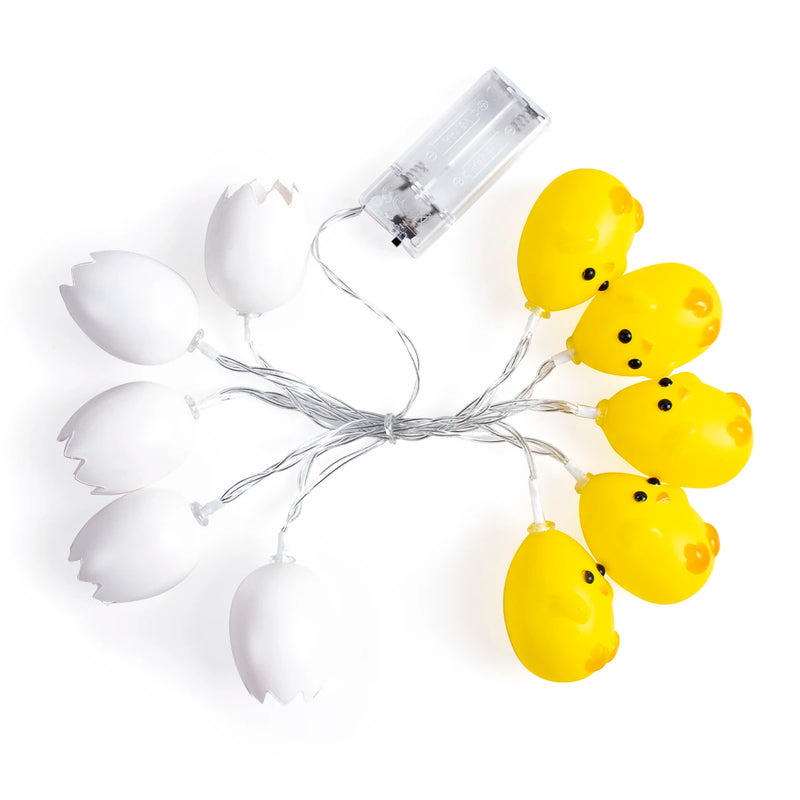 1.5m Easter LED Bunny String Lights for Home Decor Carrot Rabbit Chick Egg Fairy Light Garland Ornament Happy Easter Party Gifts