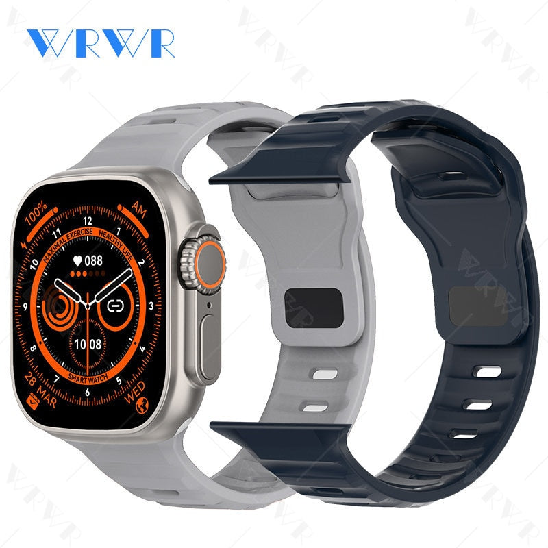 2023 Smart Watch Ultra Series 8 NFC Smartwatch Men Women Bluetooth Calls Wireless Charging Fitness Bracelet 2 Inch HD Screen