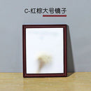 1Pcs 1/12 Dollhouse Miniature Accessories Mini Alloy Mirror Simulation Bathroom Mirror Model Toys for Doll House Decoration