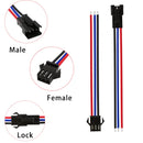 5Pair/10Pcs SM JST LED Connector Cable 2/3/4/5/6 Pin Plug Socket Male Female Wire Connector For RGB RGBW LED Strip Light Adapter