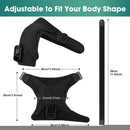 Shoulder Heating Pad With Massage 6 Adjustable Temperature HF Vibration Relax Muscle Brace Wireless Control for IOS/Android