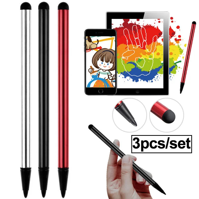 1/3PCS Universal Phone Tablet Touchscreen Pens Capacitive Stylus Pencil For Android Iphone Ipad Samsung Stationery Tablet Pen