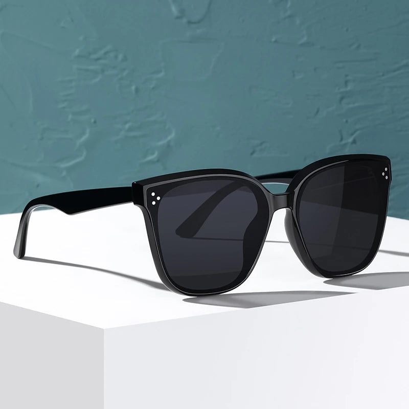 CLLOIO New Trend Sunglasses For Women And Men Simple Design Decorative Glasses  Car Driving Eyewear Unisex Sun Glasses UV400