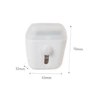 Lint Ball Remover Dual Head Travel Portable White Manual Trimmer Cleaning Supplies (For Clothes Sweaters) 1PC