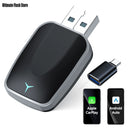 2-in-1 Wired to Wireless CarPlay Adapter & Android Auto Wireless Adapter Plug & Play
