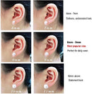 Wholesale Natural Freshwater Pearl Stud Earrings Real 925 Sterling Sliver Earring Cultured White Pearl for Women Earring Jewelry