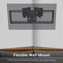 Corner TV Wall Mount Tilt and Swivel TV Bracket Full Motion TV Mount Holders for 32-65 inch LCD LED Plasma Flat Screens