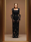 The Vesper Gown | Custom A-Line Floor-Length Jersey Evening Dress