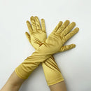 38CM Satin High Elasticity Solid Women Halloween Cosplay Stage Performance Etiquette Gloves Sun Protection Sunscreen Fashion