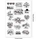 Easter Themed Silicone Clear Stamps Transparent Stamps for Birthday Valentine's Day Party Cards Making DIY Scrapbooking