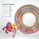 The LayerStack | 10-Roll 1.75mm 3D Printer Filament Collection (PLA / PETG / SILK)