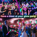 260PCS Glowing Party Set Decorations Neon Light Carnival Party, Suitable for Glow-in-the-Dark Wedding Party Accessories, Concert