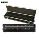 SHEHDS 8x12W RGBW Multicolor LED Bar Beam Moving Head Light With Flight Case Fast Shipping For DJ's Sets Venue Strong Daylight