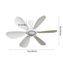 The Zephyr | USB-Powered Modular Ceiling Fan with 6 Detachable Blades